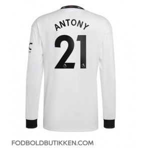 Manchester United Antony #21 Udebanetrøje 2022-23 Langærmet